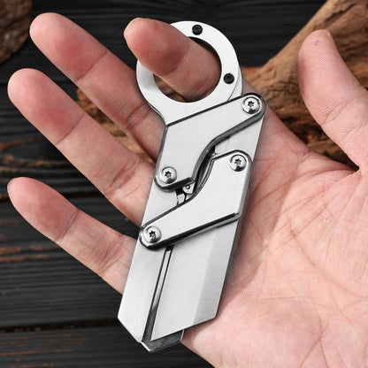 Mechanical folding EDC knife