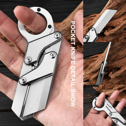 Mechanical folding EDC knife