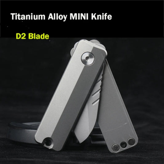 Mini Titanium Alloy EDC Folding Knife