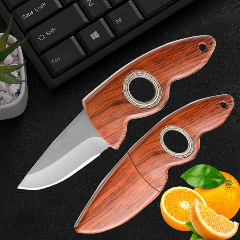 Wood grain rotary knife