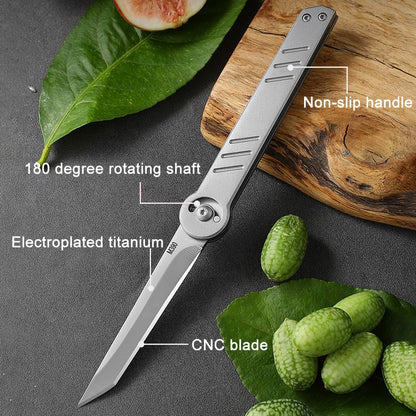 Cool Rotary Folding Survival Knife